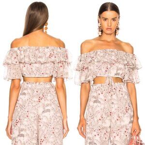 Alexis Adona Off Shoulder Crop Top